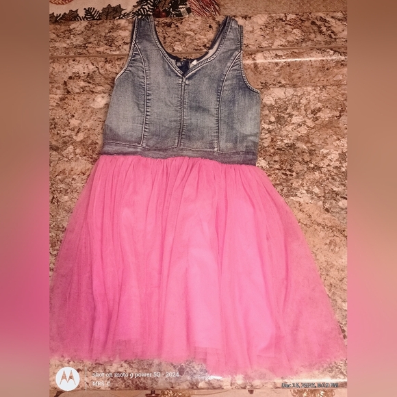 The Unbranded Brand Other - Stylish Pink and Denim Kids Dress